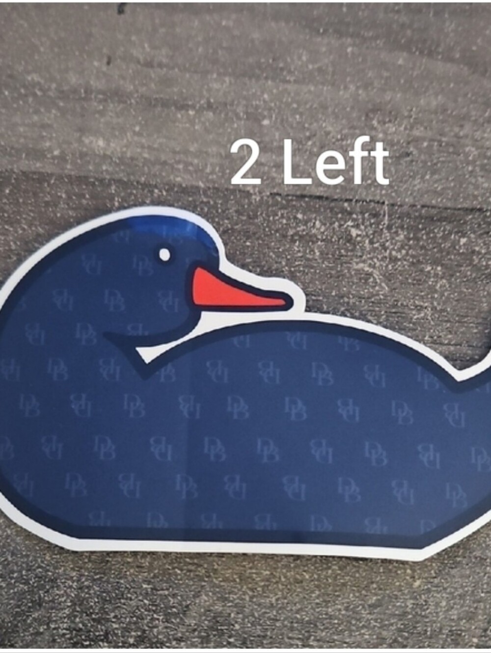 Dooney & Bourke Navy Duck Sticker